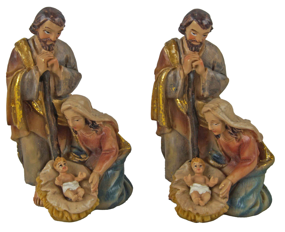2er Set Krippenfiguren „Heilige Familie“ K449